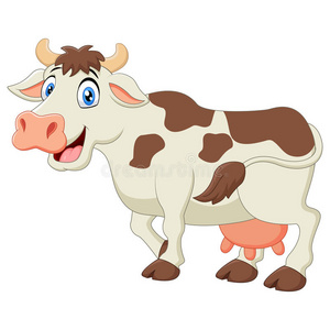 快乐卡通牛照片