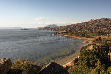 美丽的 巨石 迷人的 火鸡 放松 自然 风景 岩石 岛屿