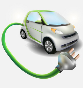 电子汽车与插头生态汽车的概念