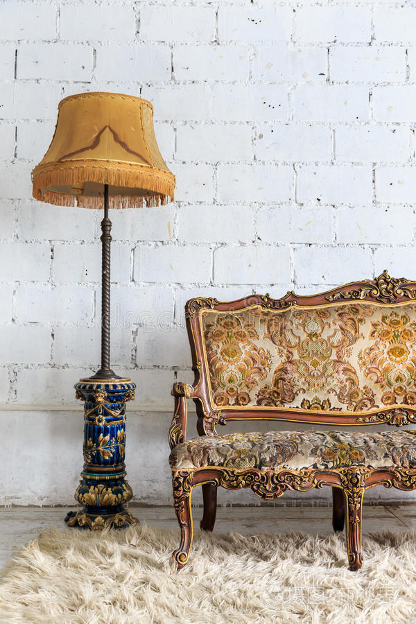 沙发 古老的 奢侈 纹理 优雅 扶手椅 复古的 家具 椅子