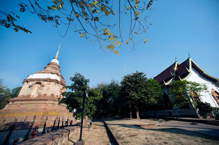 清迈 宝塔 古老的 佛教徒 亚洲 旅游业 智慧 艺术 朝圣