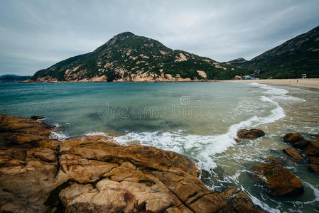 颜色 公园 海滩 旅行 瓷器 冒险 海岸 天空 风景 岩石