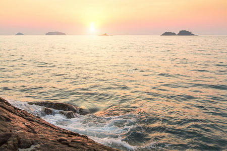 自然 海洋 太阳 海岸 阳光 夏天 早晨 坎昆 海滩 地平线