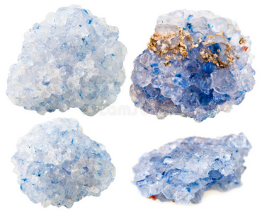 天青石 样品 晶体 材料 收集 矿石 卵石 岩石 自然 宝石