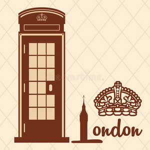 伦敦 联合 电话 首都 英国 插图 王国 城市 剪贴画 历史