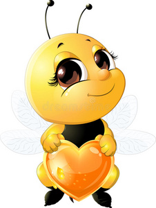 蜜蜂抱着一颗心