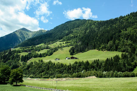 奥地利阿尔卑斯山的美丽景色
