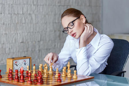 闲暇 办公室 公司 运动员 国际象棋 老板 商业 领导 检查