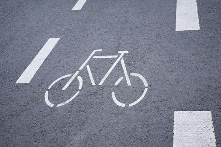 科隆自行车道标志