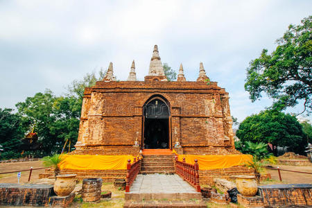 瓦德 艺术 风景 崇拜 建筑 杰迪德 佛教 泰国 雕像 寺庙