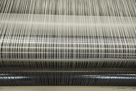 织布机纺织品旧织机浆纱机特写棉花杜松子酒磨坊纺织厂整经机纺织厂