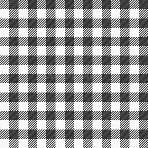 黑白格子桌布照片