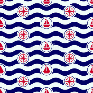 要素 海军 海事 水手 弯曲 插图 玫瑰 海洋 纺织品 夏天
