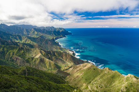 阿纳加山景，特纳里夫