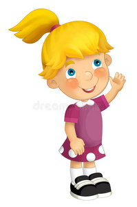 卡通孩子玩得开心照片