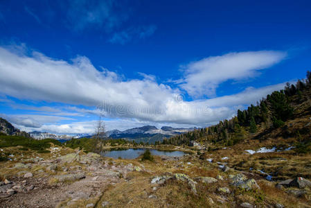 存储区域网络 卡斯特罗扎 公园 阿尔卑斯山 风景 全景图