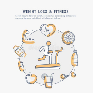 卡路里 运动 损失 涂鸦 果汁 信息 信息图表 要素 营养