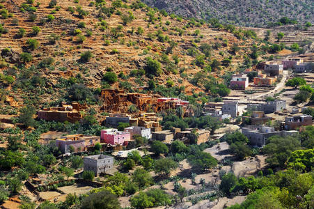 安提阿特拉山的沙漠景观照片