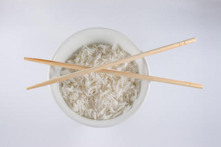 用木筷子煮米饭