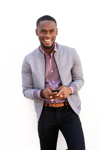细胞 时尚 幸福 美国人 成人 流行的 男人 非洲 夹克