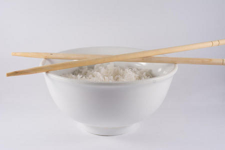 用木筷子煮米饭