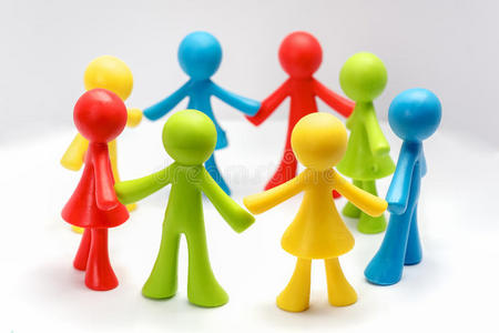 团结手拉手图片