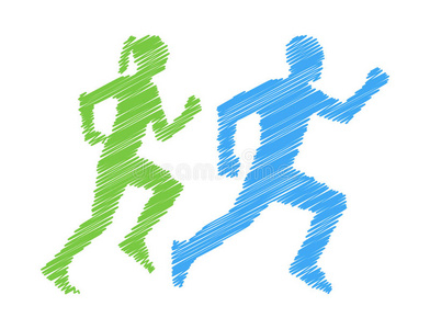 健身 运动 比赛 慢跑 冲刺 人类 身体 短跑运动员 女人