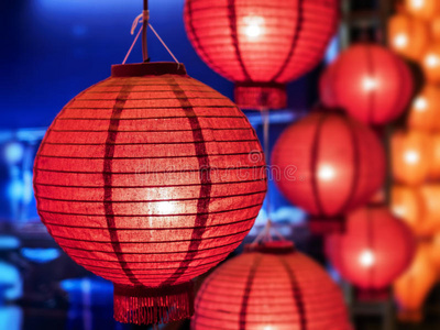 灯笼烟花底纹装饰图片