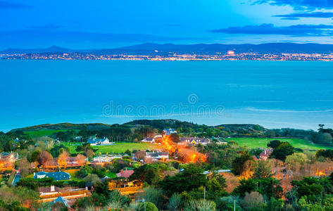 目的地 房屋 地区 海湾 颜色 欧洲 旅游业 城市 夜景