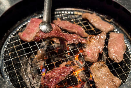 公司 食物 屠夫 火焰 背衬 脂肪 木炭 节日 饮食 日本人