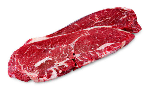 牛排肉有白色管状图片图片