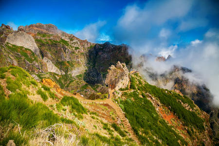 岩石 徒步旅行 旅行 风景 自然 旅游业 人行道 皮科 外部