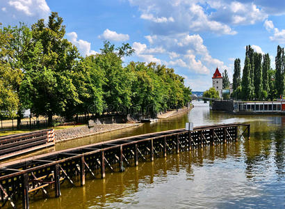 布拉格vltava河