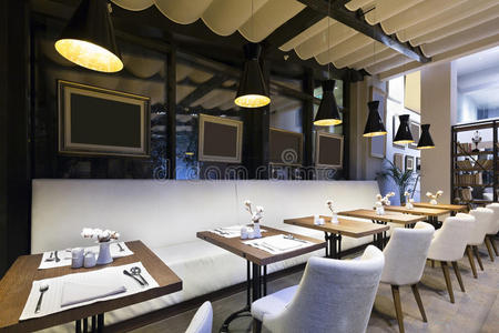 饭店餐厅内部照片