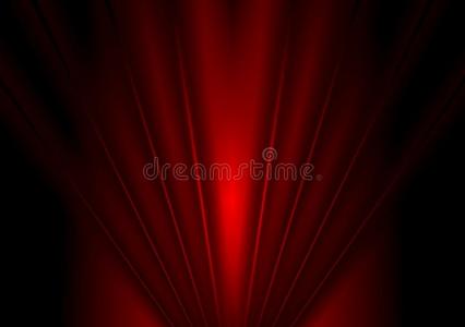 暗红色发光光束抽象背景