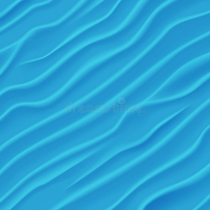 蓝色波浪的抽象设计背景