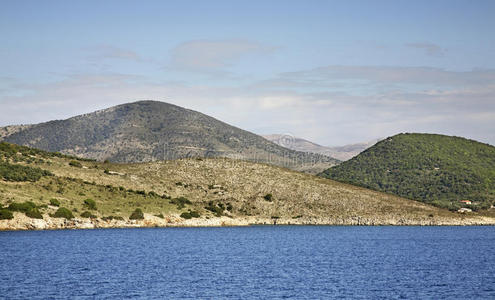 自然 希腊 公司 科孚 克基拉 小山 风景 薪水 场景 埃拉达