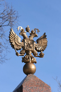 拜占庭帝国的象征双头鹰照片