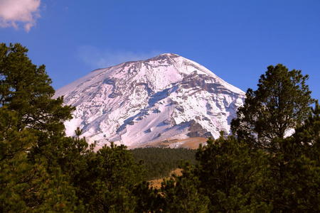 普埃布拉 地标 墨西哥人 墨西哥 火山 状态 环境 天空