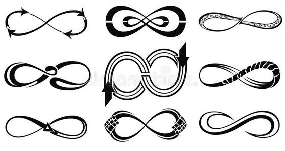 无限符号创造性思维与分析思维概念创造性的大脑和一支铅笔星座创造性