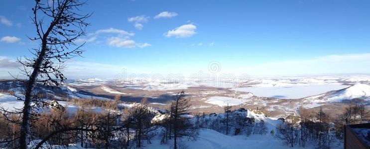 求助 全景 运动 探险家 风景 俄罗斯 小山 班诺 攀登