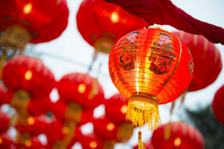 普吉岛元宵节的中国灯笼