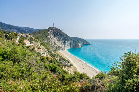 希腊 米洛斯 莱夫卡达 科孚 希腊语 海滩 凯法利尼亚 地中海