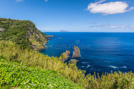 群岛 旅游业 天空 葡萄牙 橡树 大西洋 小山 旅行 领域