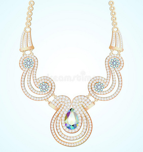 闪耀 珍珠 女人 珠宝 奢侈 优雅 插图 珠宝业 财富 美丽的