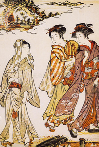 日本古代传统服装照片