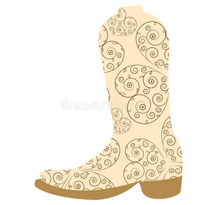 雷特 咕哝 插图 古老的 皮革 民间传说 靴子 服装 牧场