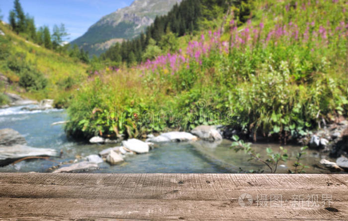 阿尔卑斯山 木板 风景 梯田 绿色植物 自然 环境 边境