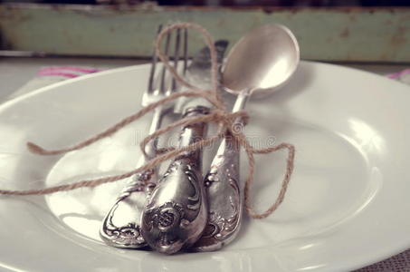 吃饭 烹饪 银器 食物 古董 餐厅 勺子 特写镜头 午餐