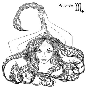 天蝎座星盘图片-天蝎座星盘素材-天蝎座星盘插画-摄图新视界